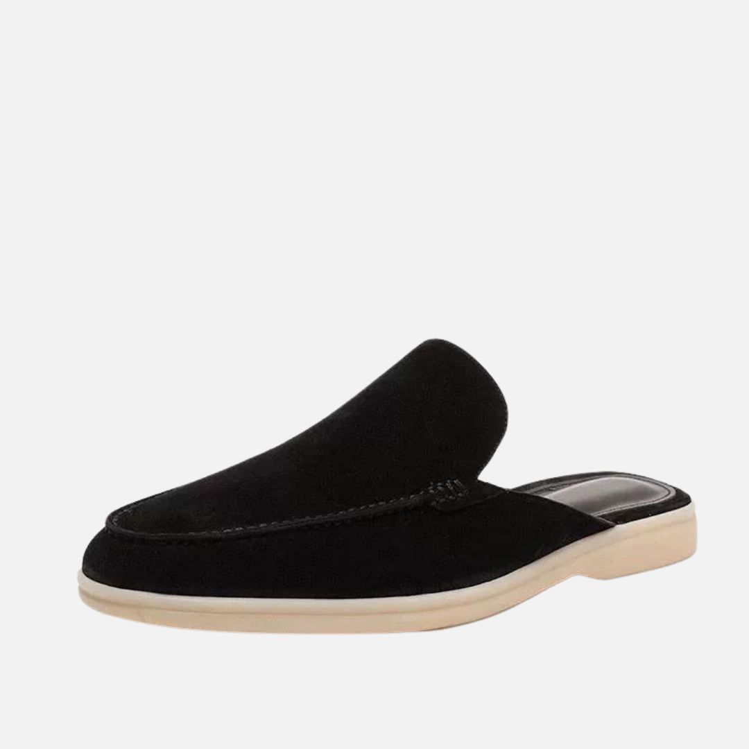 Suede Mules Sandals -3