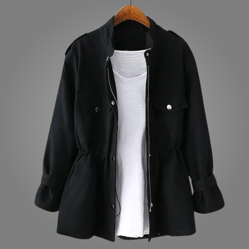 Tailored Button Front Overcoat Stylish For Women | Celeste