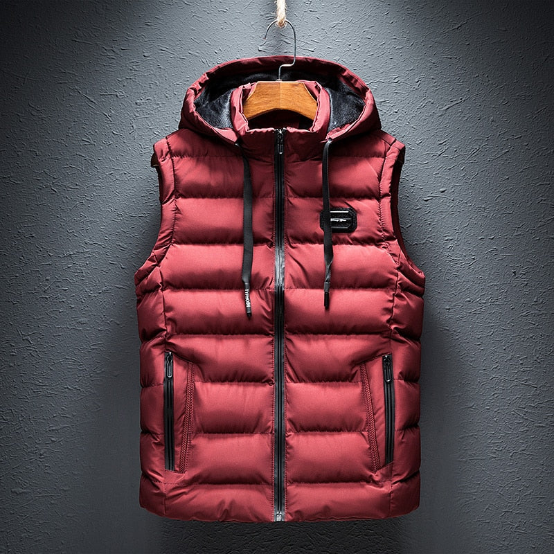 Padded Hooded Gilet Vest Stylish For Men | Kaedon