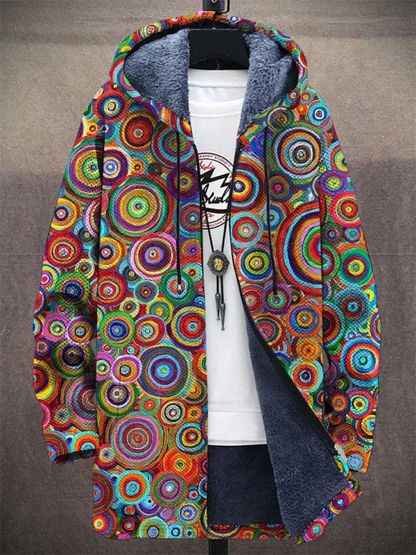 Cosy artistic open-front cardigan for men | Karri - 1