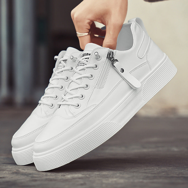 Classic everyday leather casual trainers for men | Stratford -13