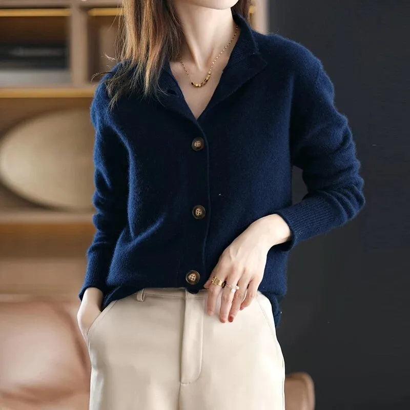 Button Front Knit Cardigan Cozy for Women | Elise