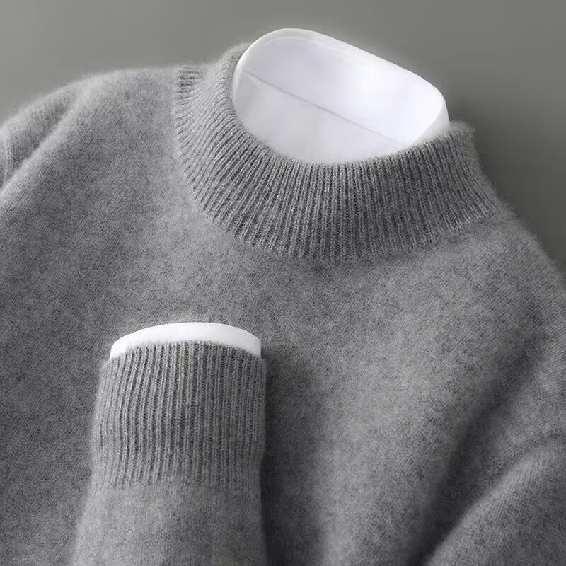 Refined Mock Neck Sweater Cozy For Men | Rowan