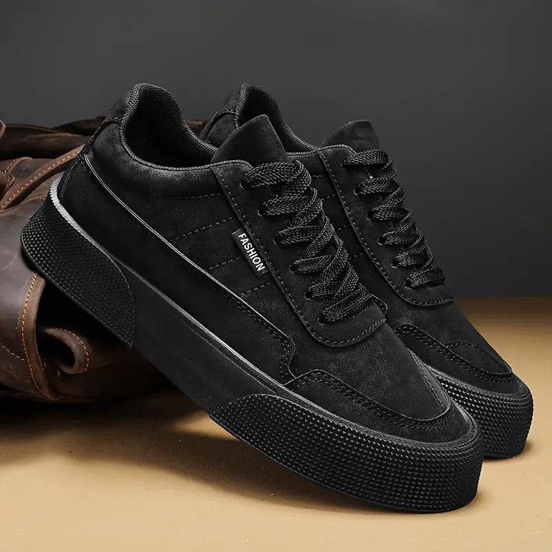 Chunky sole casual trainers for men -9