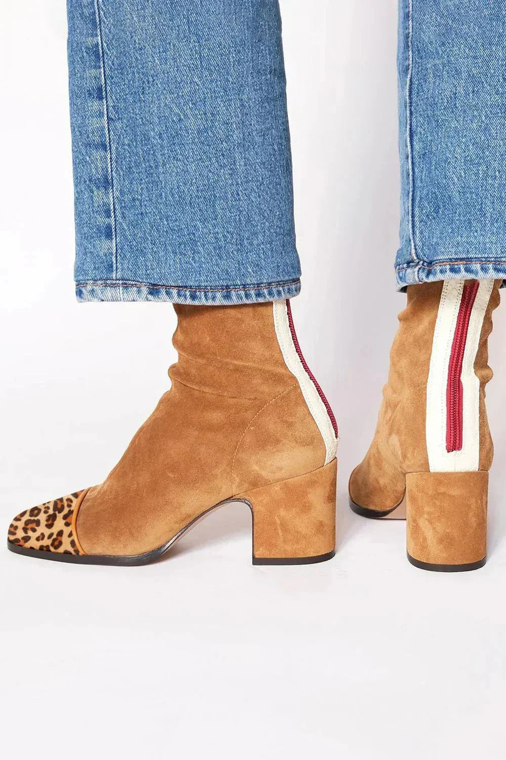 Elegant everyday heeled ankle boots for women | Aria -6