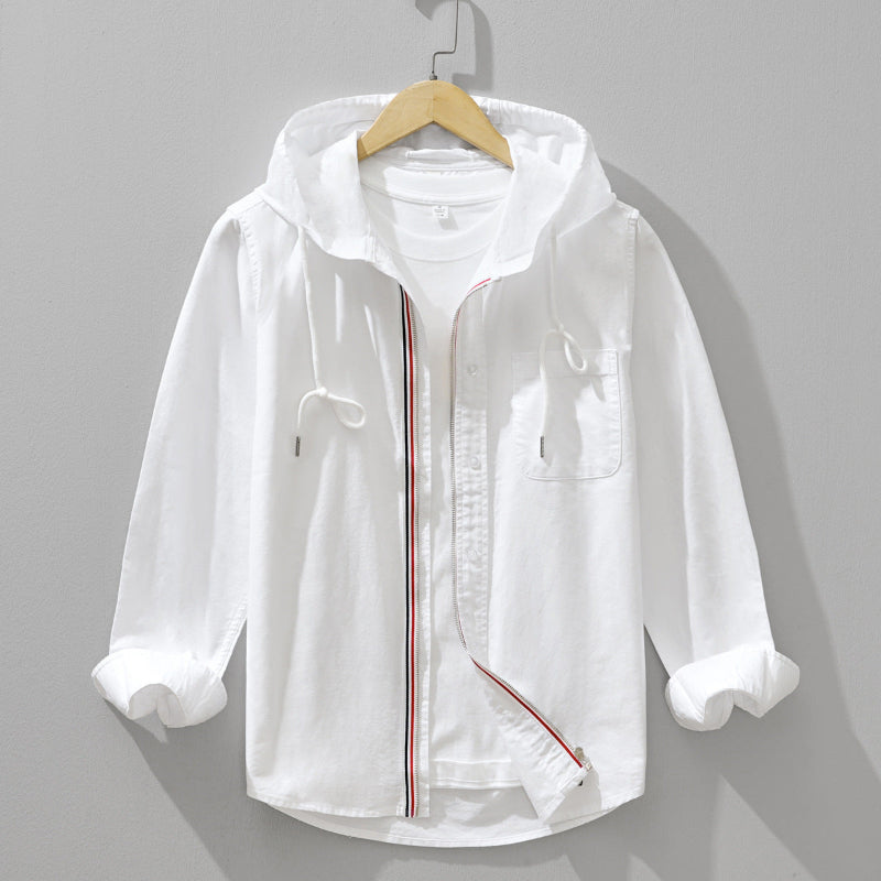 Lightweight Hooded Shirt Jacket Stylish For Men | Soren
