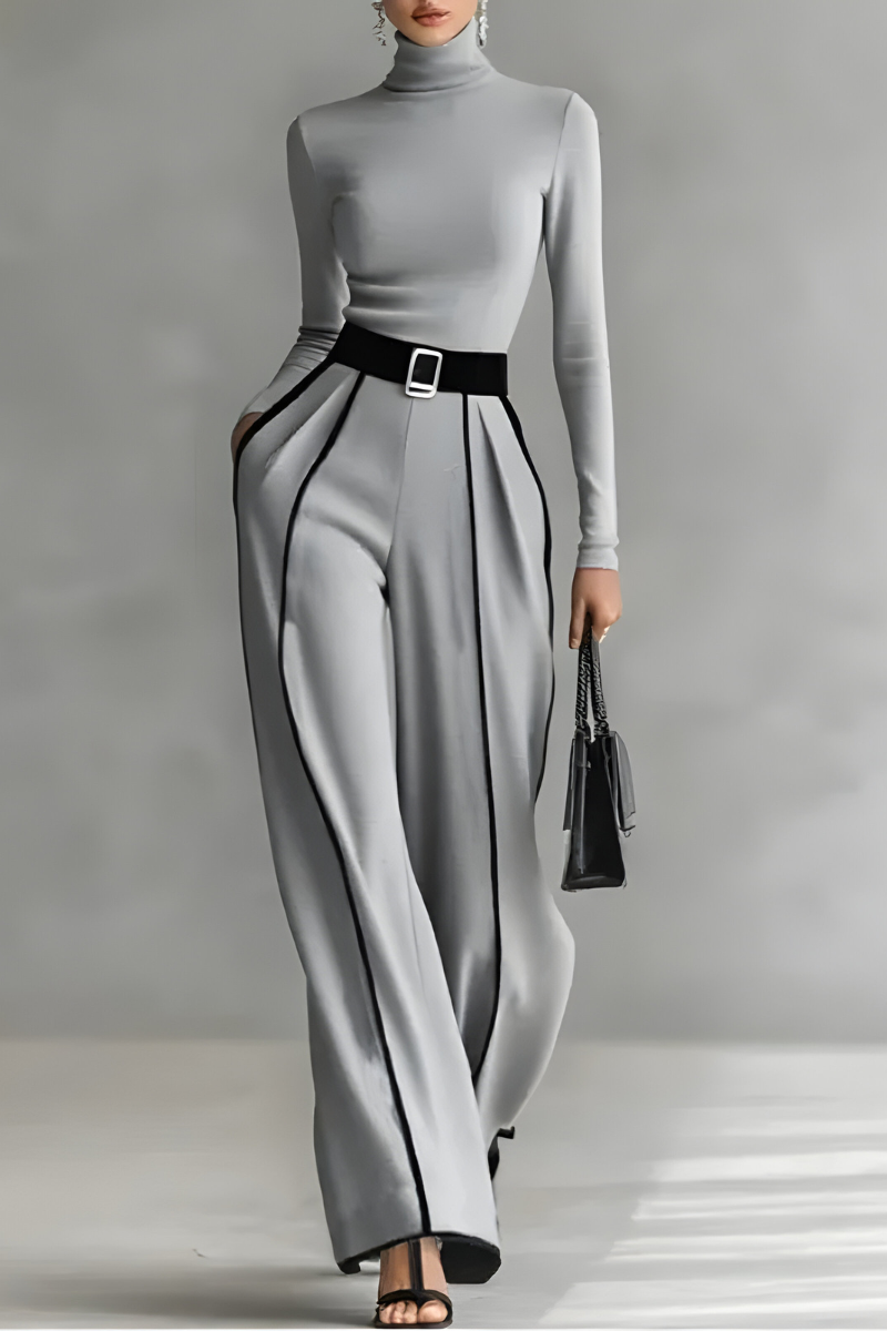 Elegant tailored smart jumpsuit for women | Solin -5