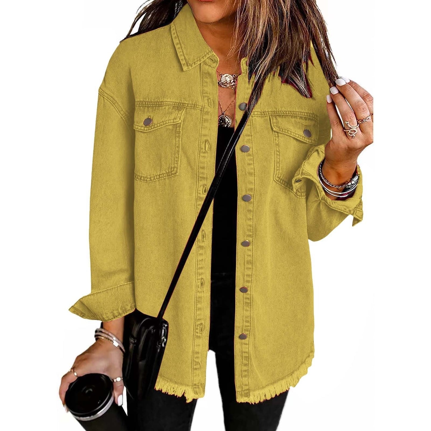 Classic signature denim jacket for women | Katja -15