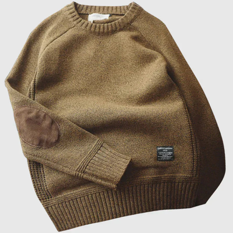 Alpine Inspired Knit Sweater Cozy For Men | Aldric