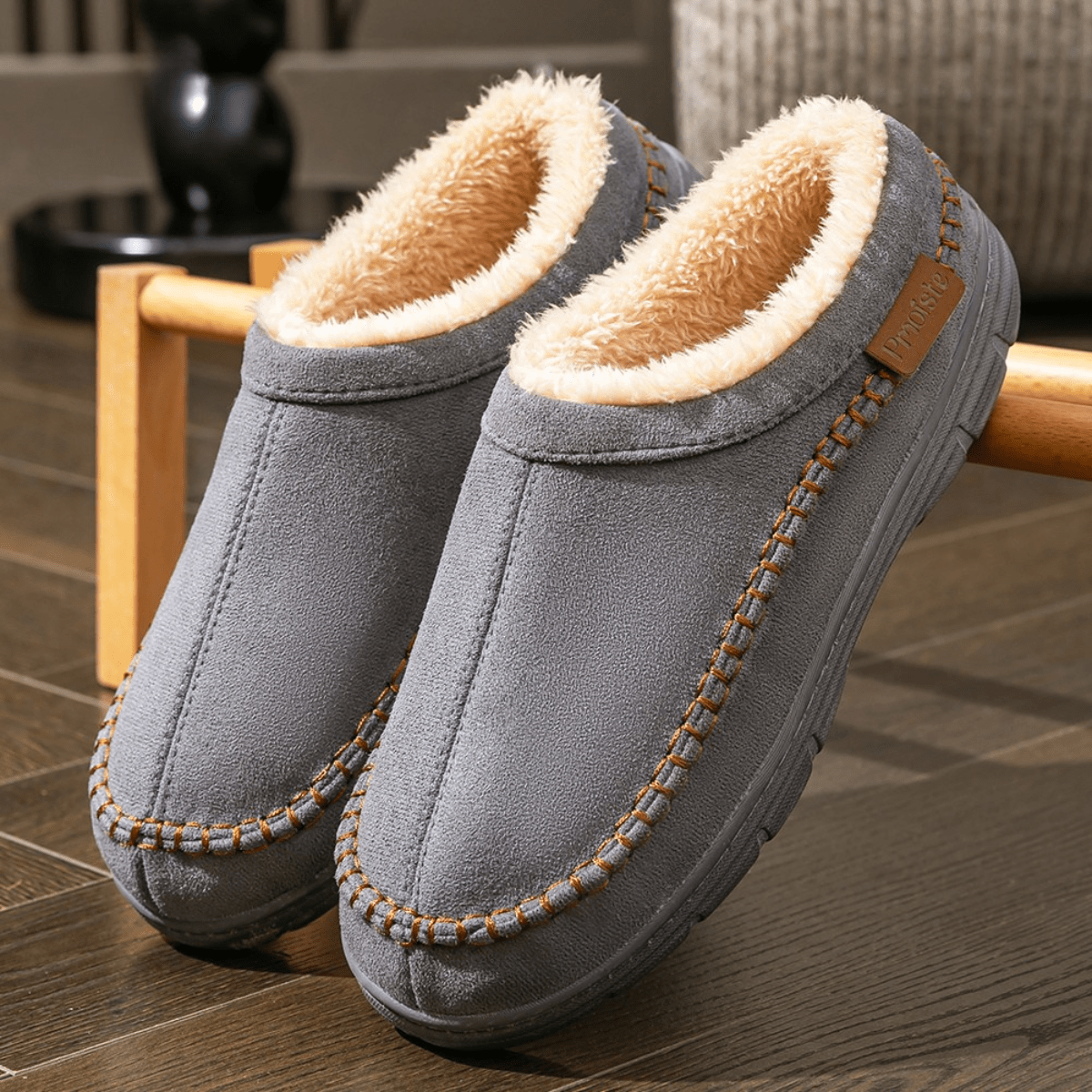Lined Moccasin Style Slippers Cozy For Men | Coren