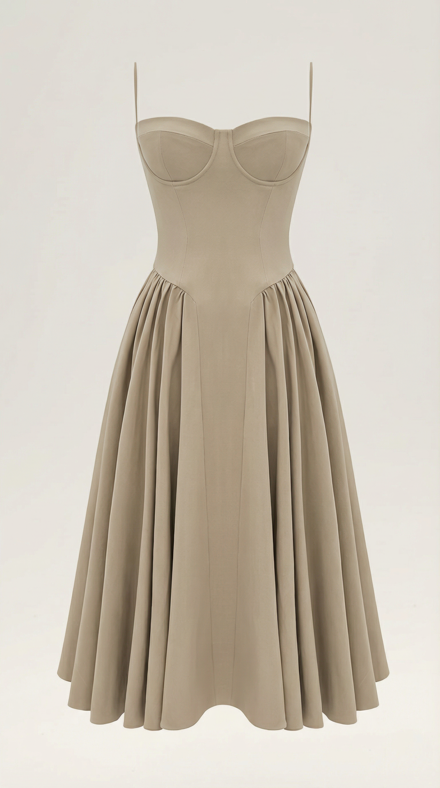 Elegant relaxed everyday midi dress for women | Odette - 35