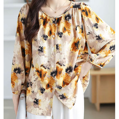 Elegant relaxed everyday blouse for women | Abigail - 2