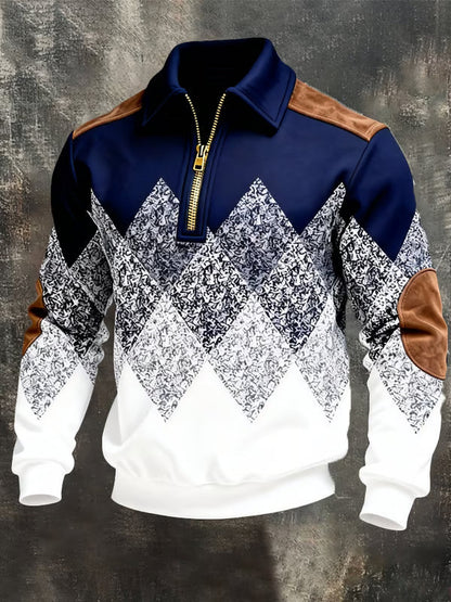 Classic slim turtleneck knit sweater for men | Zanik -3