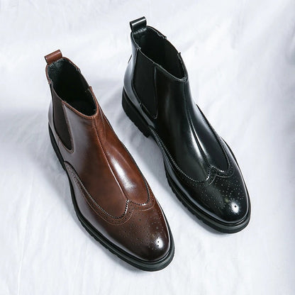 Classic leather chelsea boots for men | Alden - 23