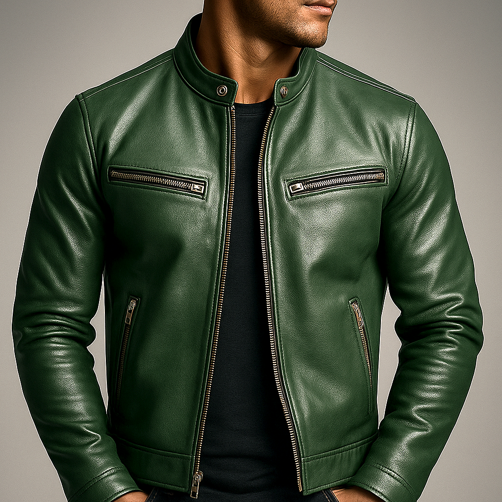 Vintage Style Zip-Up Jacket Stylish For Men | Camden