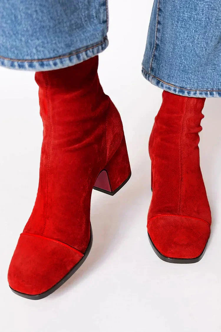 Elegant everyday heeled ankle boots for women | Aria -3