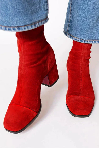 Elegant everyday heeled ankle boots for women | Aria -3