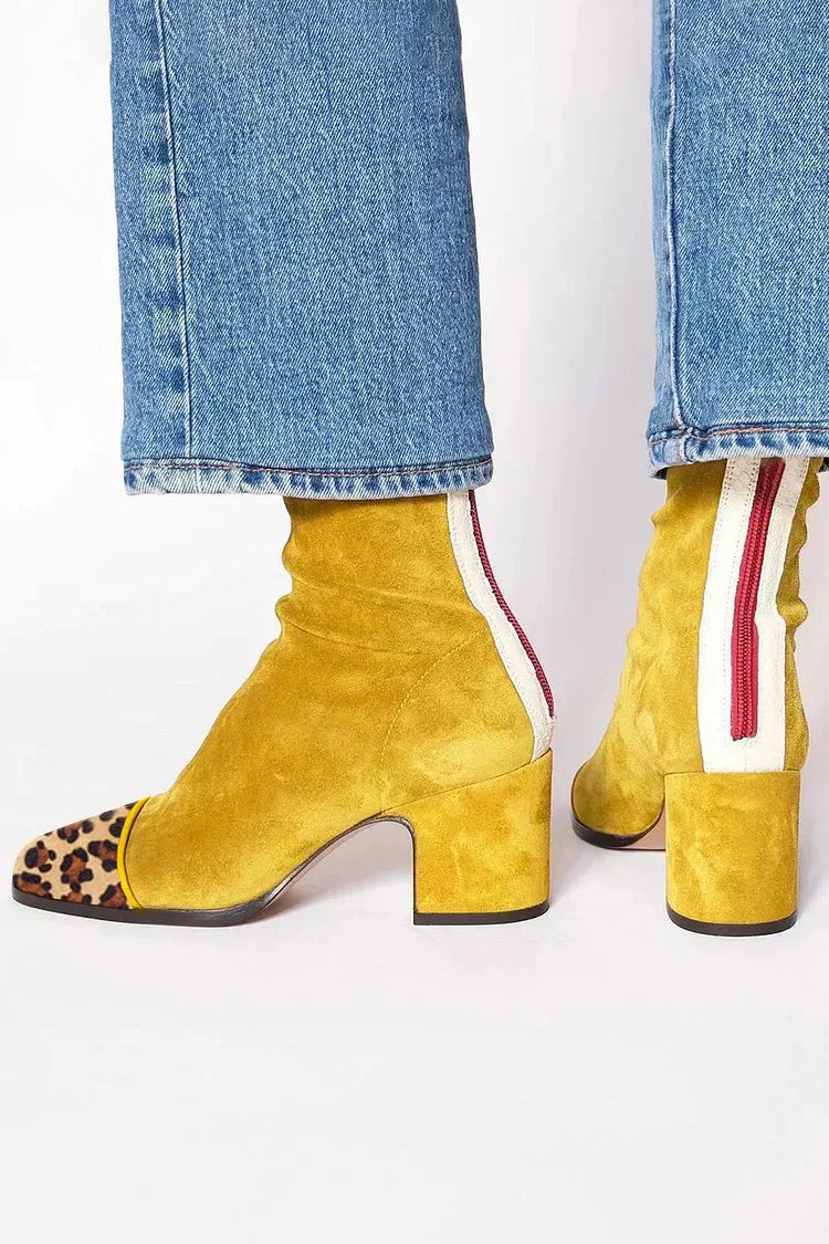 Elegant everyday heeled ankle boots for women | Aria -5
