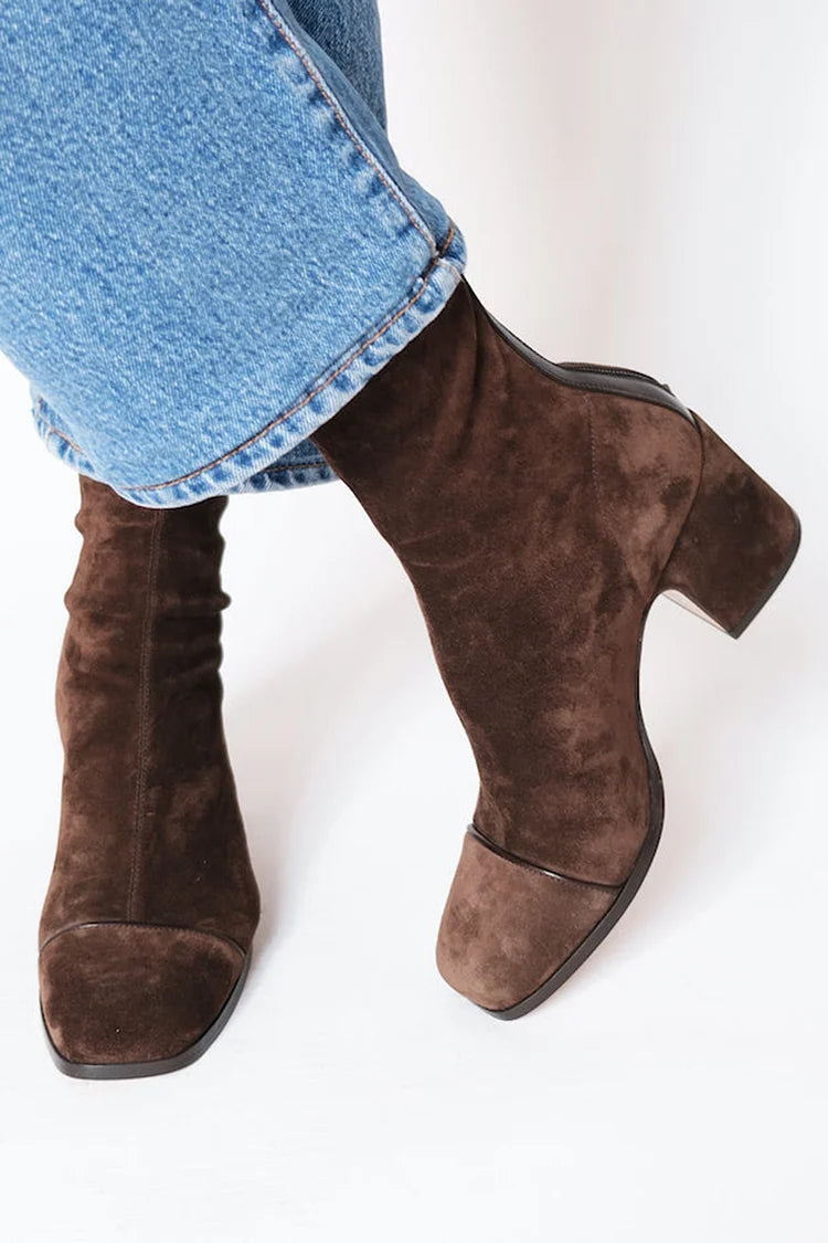 Elegant everyday heeled ankle boots for women | Aria -2