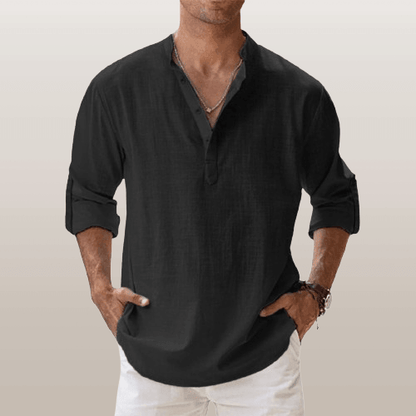 Breathable linen everyday shirt for men - 8