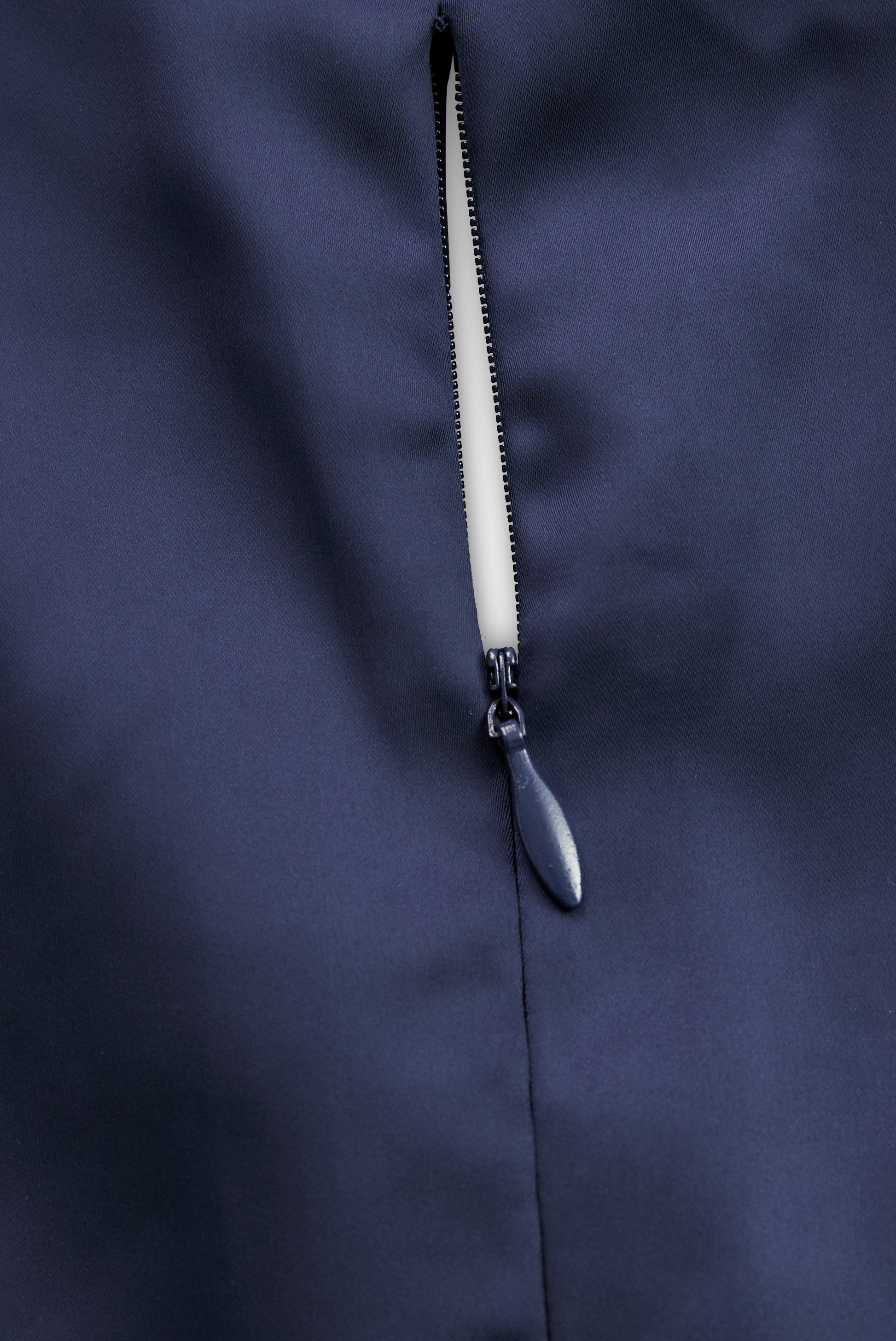 Elegant vintage satin midi dress for women - 6
