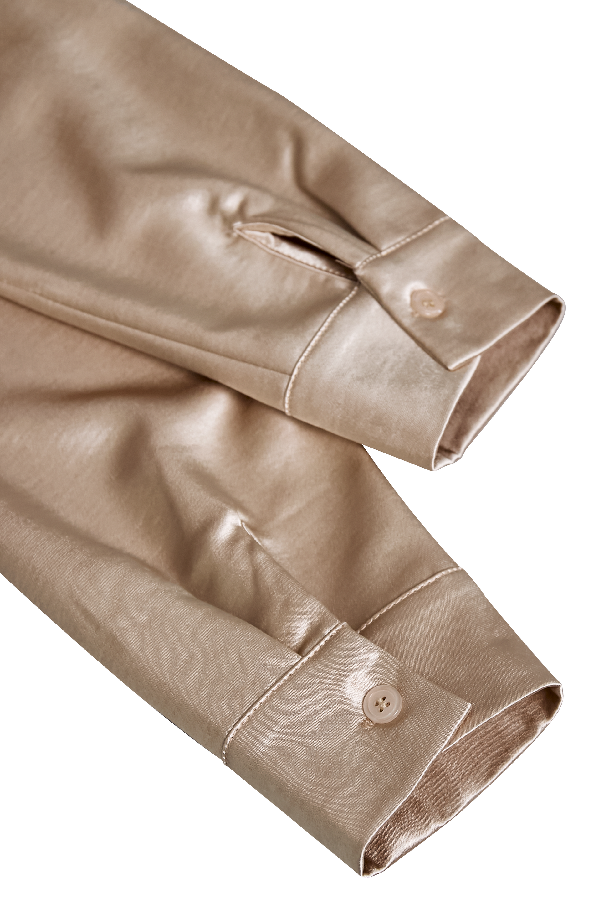 Elegant satin draped-neck blouse for women - 12