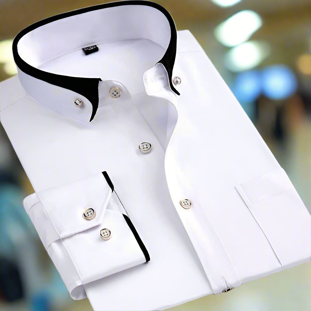 Relaxed linen-blend casual shirt for men | Kyson -2