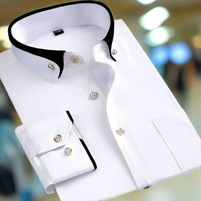 Relaxed linen-blend casual shirt for men | Kyson -2