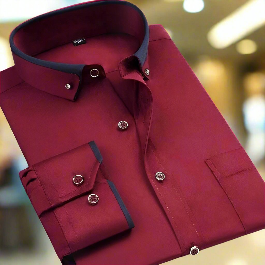 Relaxed linen-blend casual shirt for men | Kyson -6