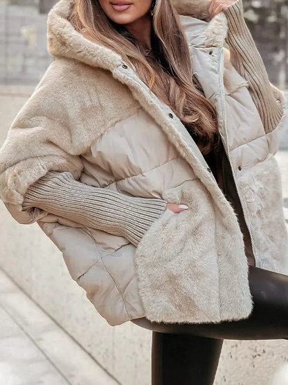 Elegant classic warm winter jacket for women | Ava -2