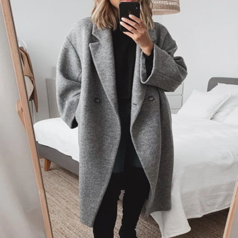 Classic Long Overcoat Stylish For Women | Eleanor