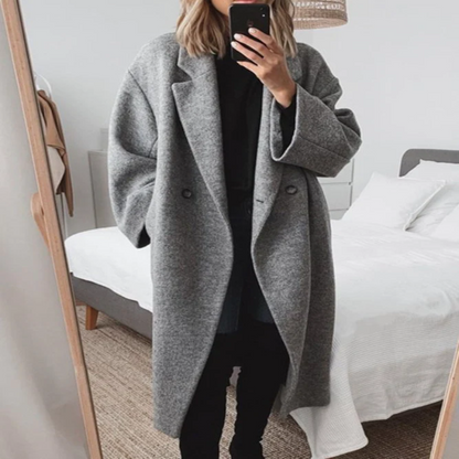 Classic Long Overcoat Stylish For Women | Eleanor