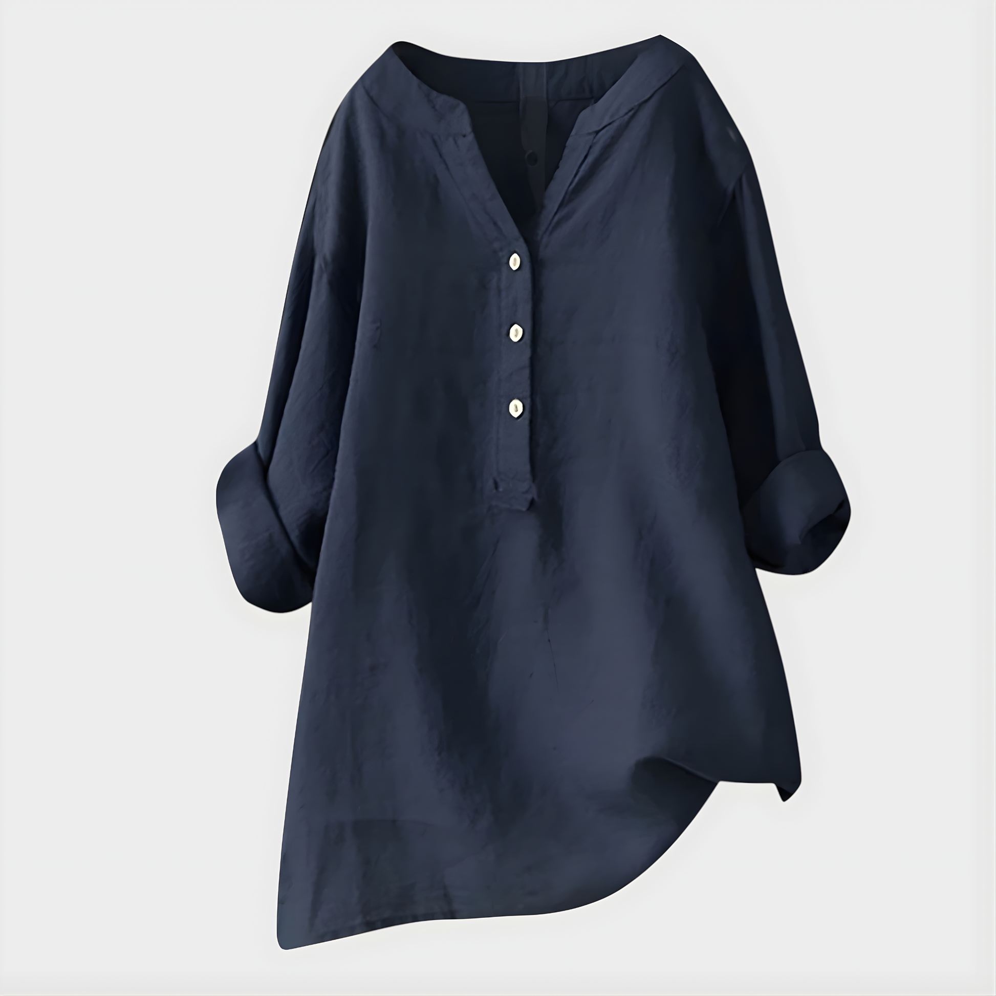 Elegant V-neck everyday blouse for women | Veronique -10