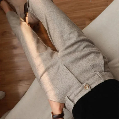 Smart slim-fit heritage chino trousers for men -2