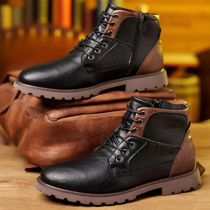 Rugged heritage ankle boots for men | Daniel -4
