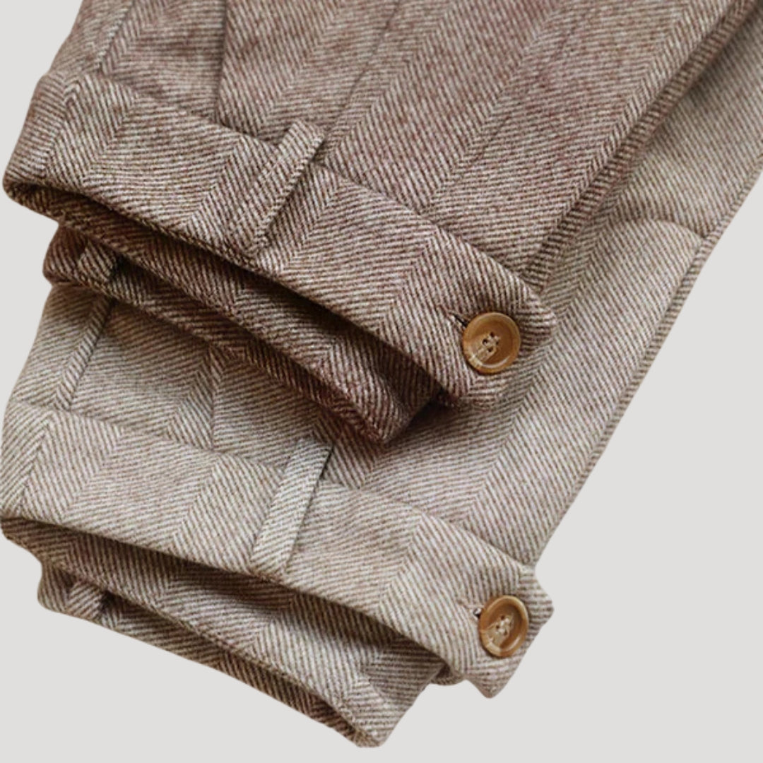 Smart slim-fit heritage chino trousers for men -4