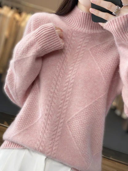 Classic Turtleneck Sweater Cozy For Women | Evelina