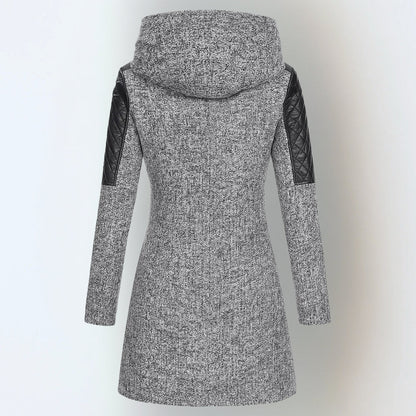 Warm hooded zip casual winter jacket for women | Jasneet -6