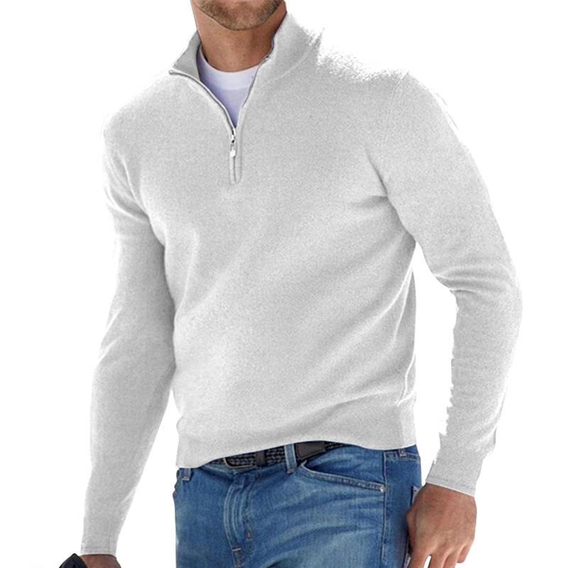 Half-zip comfort sweater for men | Harris