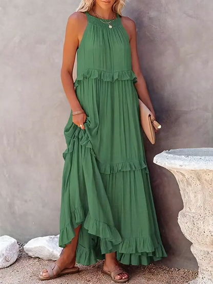 Tiered Ruffle Long Dress Chic For Women | Lara