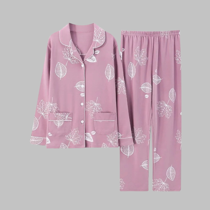 Cozy Long Sleeve Top And Trousers Lounge Set Stylish For Women | Serelune