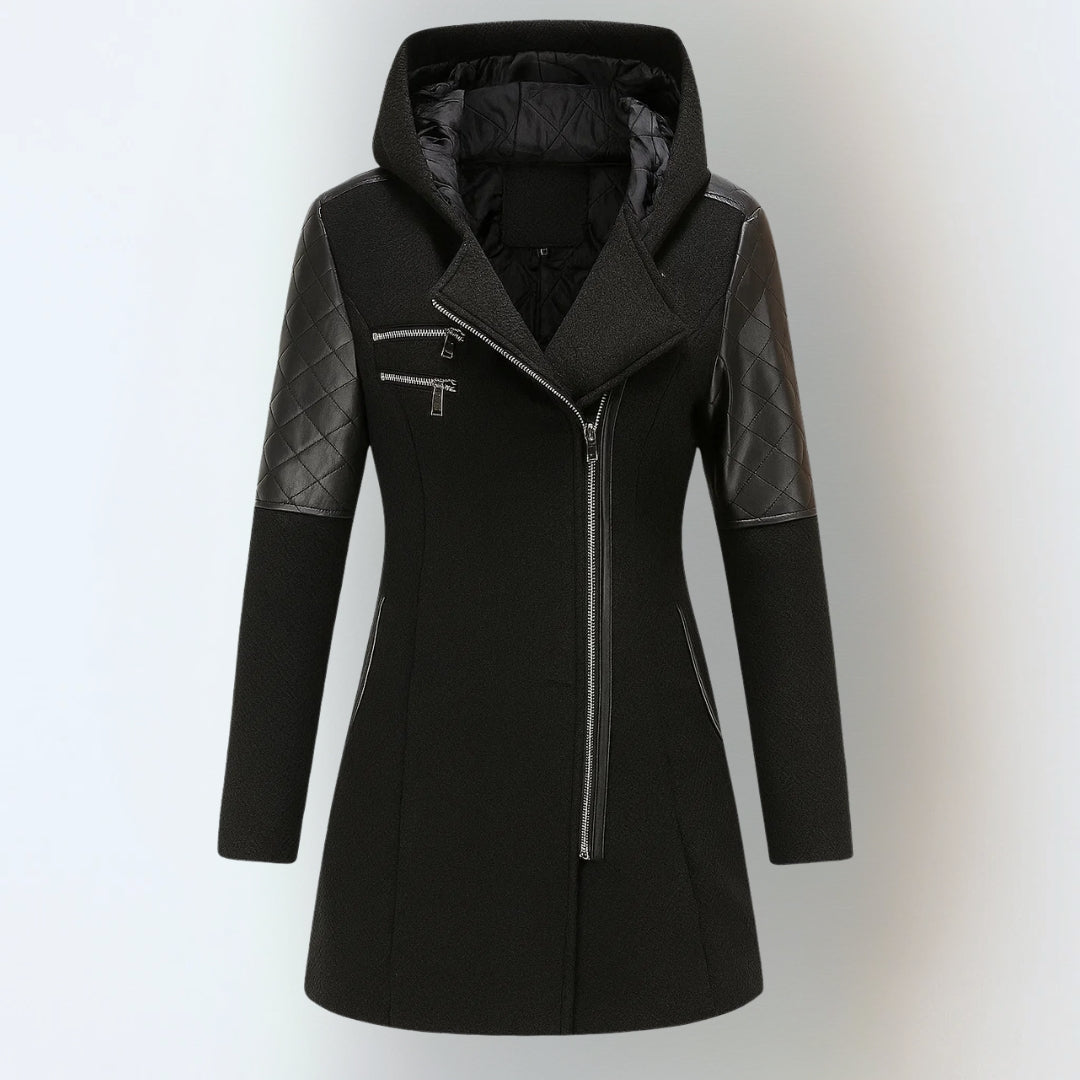 Warm hooded zip casual winter jacket for women | Jasneet -3