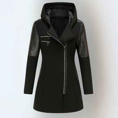 Warm hooded zip casual winter jacket for women | Jasneet -3