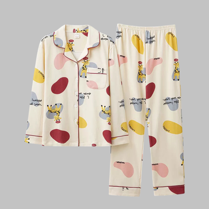 Cozy Long Sleeve Top And Trousers Lounge Set Stylish For Women | Serelune