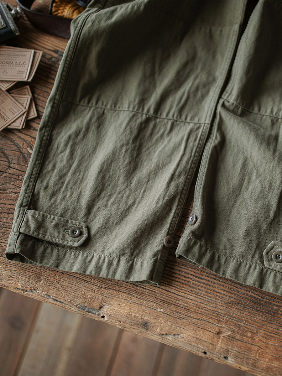 Heritage Utility Trousers with Reinforced Details Versatile for Men | Owen