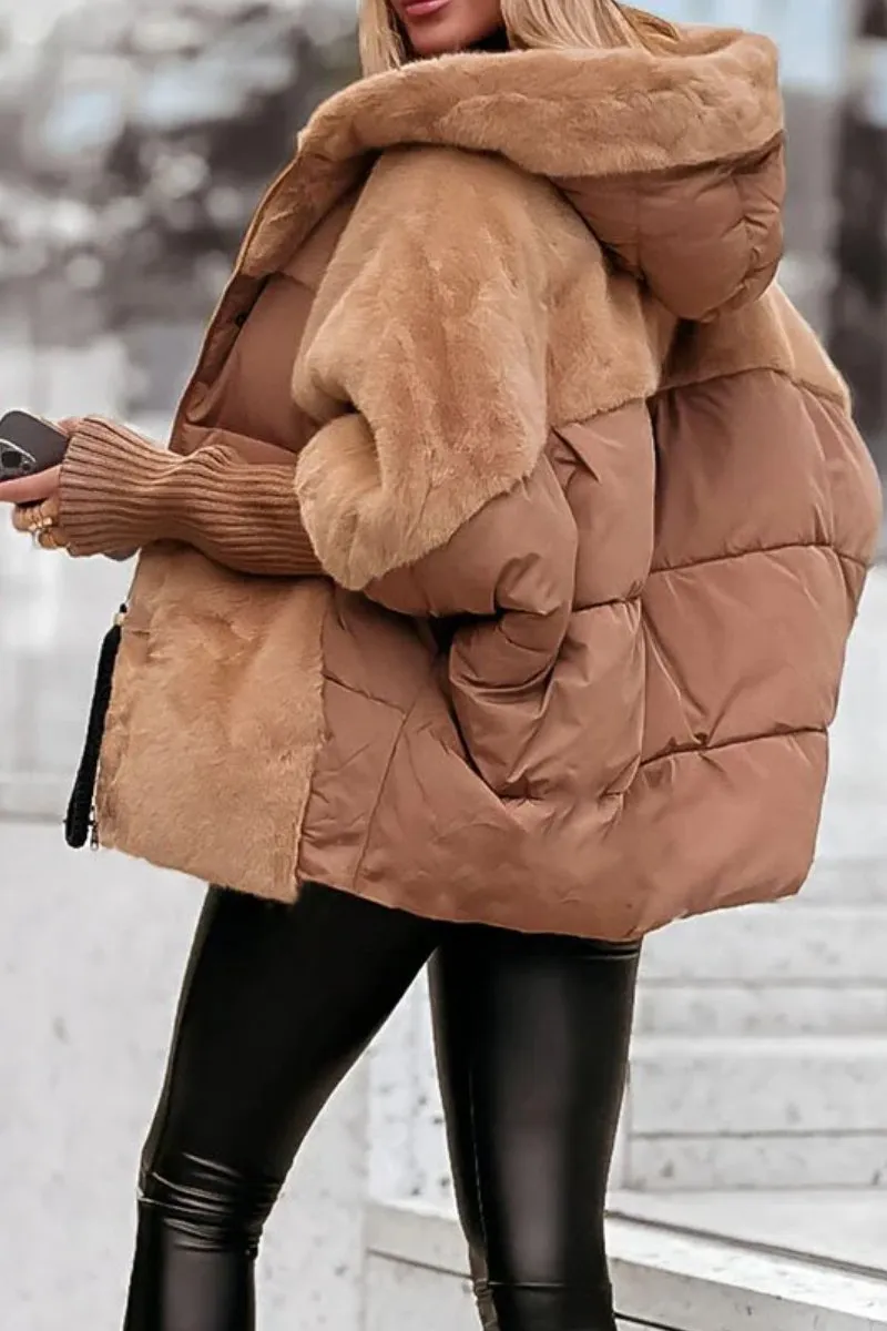 Elegant classic warm winter jacket for women | Ava -4