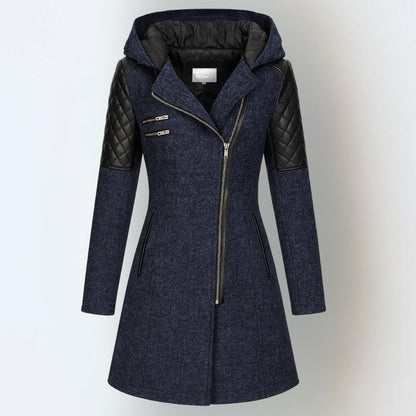 Warm hooded zip casual winter jacket for women | Jasneet -5