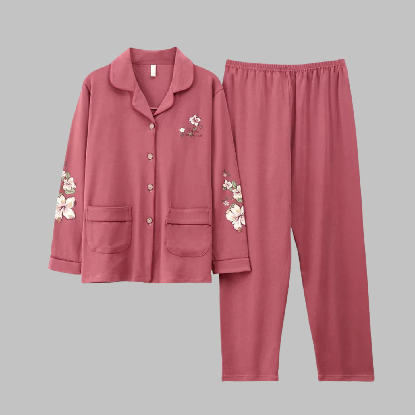 Cozy Long Sleeve Top And Trousers Lounge Set Stylish For Women | Serelune