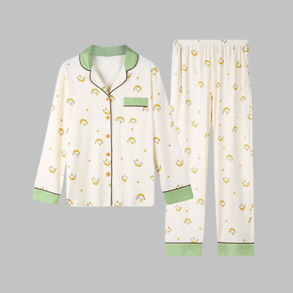 Cozy Long Sleeve Top And Trousers Lounge Set Stylish For Women | Serelune
