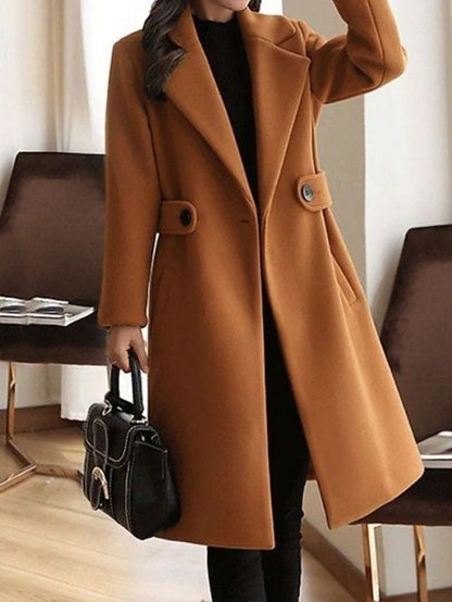 Tailored Longline Overcoat Stylish for Women | Valeria